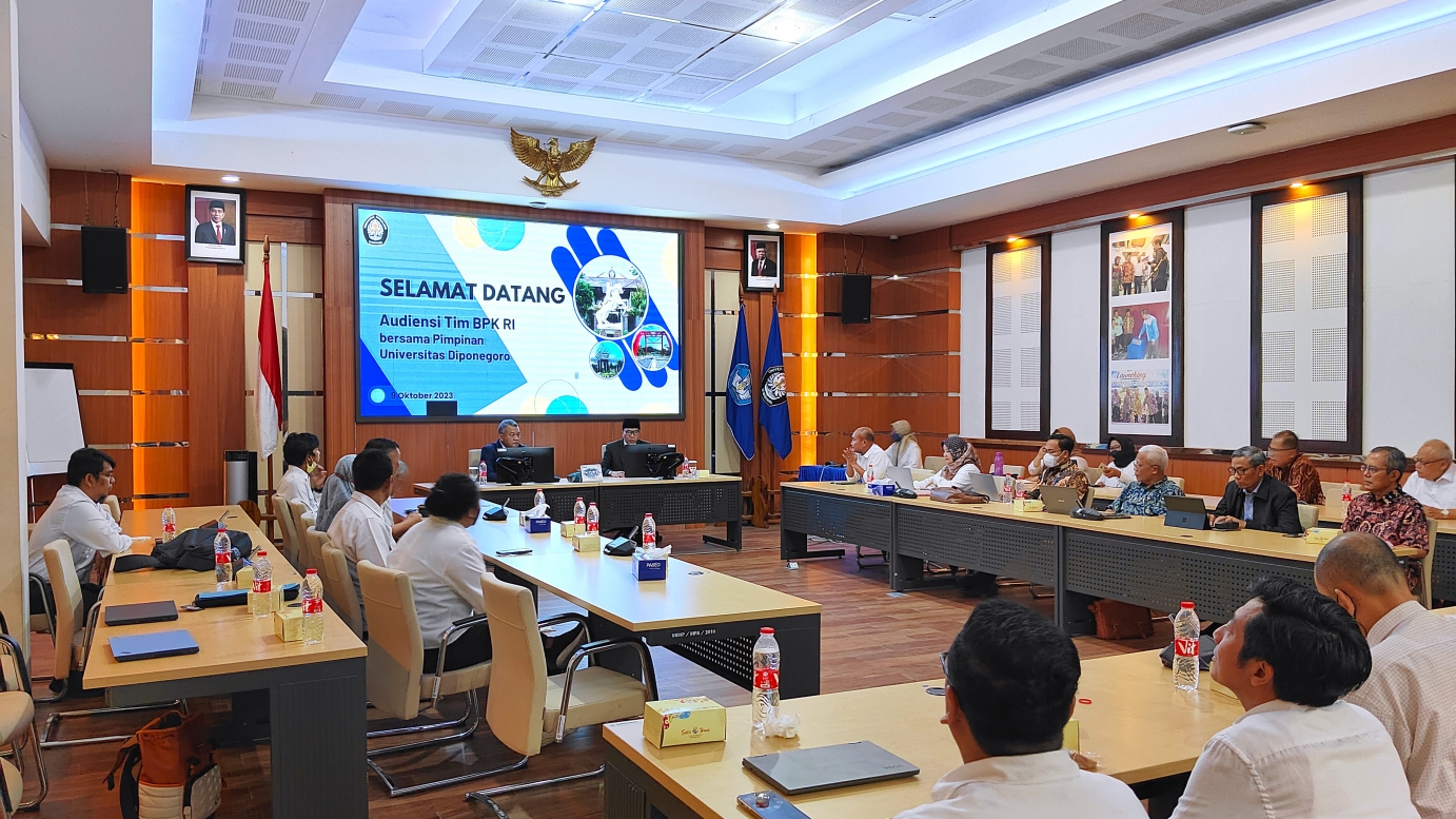Audiensi BPK RI 2023 di Undip